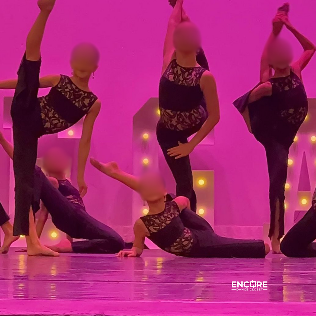 Black Pants and Leo Set