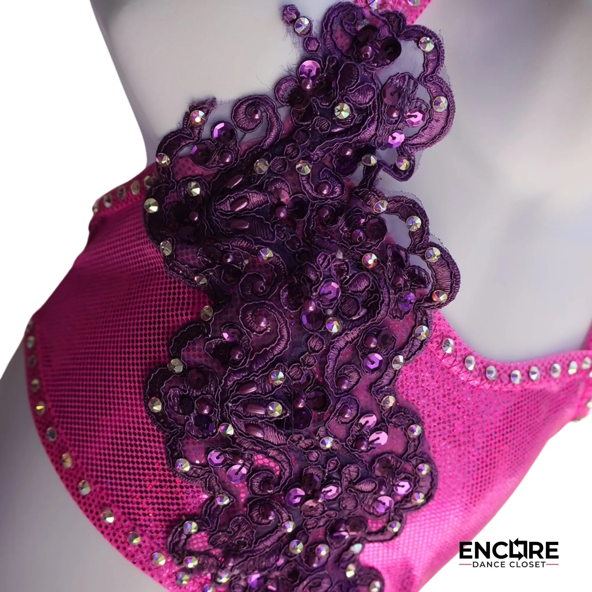 Hot Pink & Purple Floral Fiesta  two piece