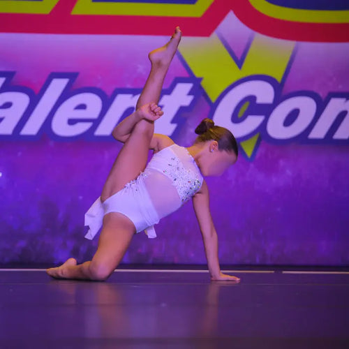 Elegant White Costume  leotard