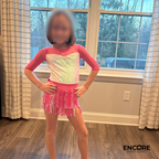 Pink Pop Sequin Fringe Costume  dress