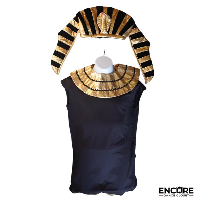 Egyptian King-Inspired Sequined Tunic  two piece