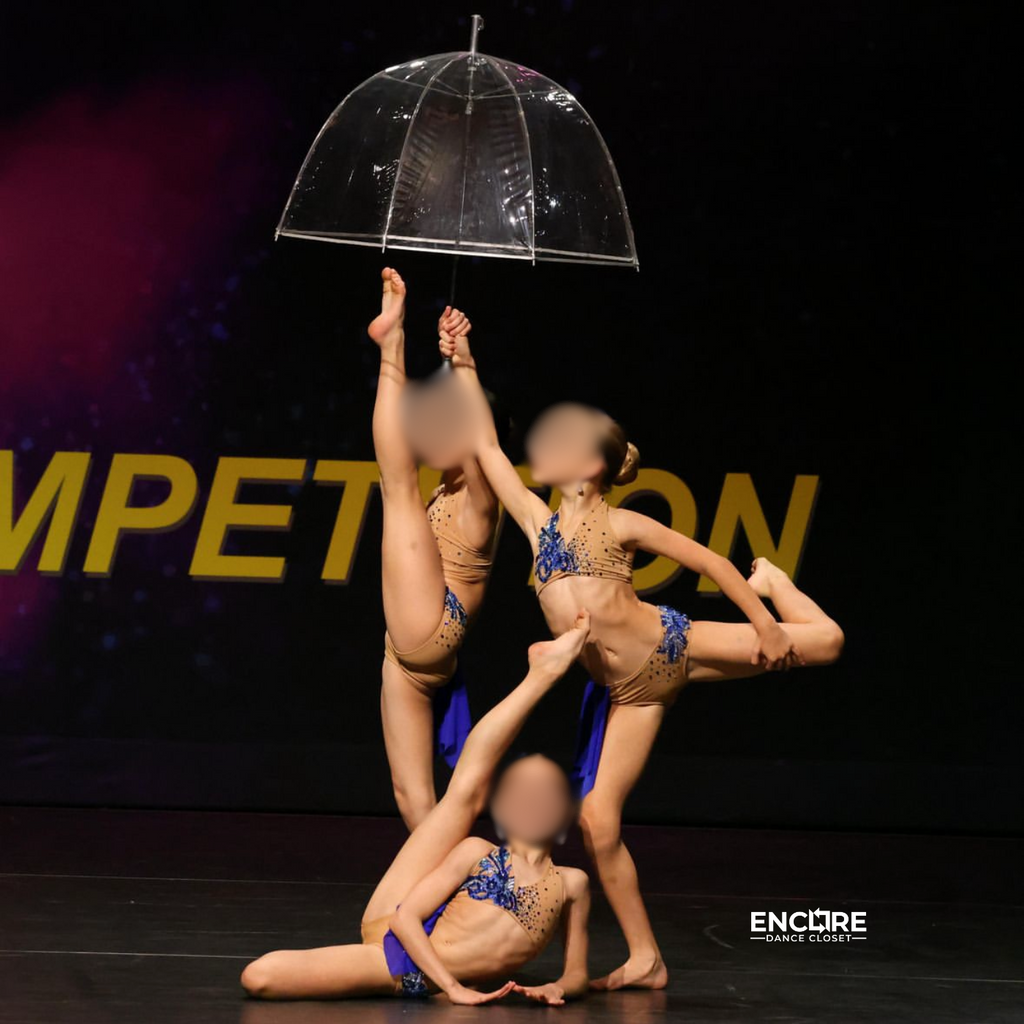 Blue Blossom Nude Two-Piece