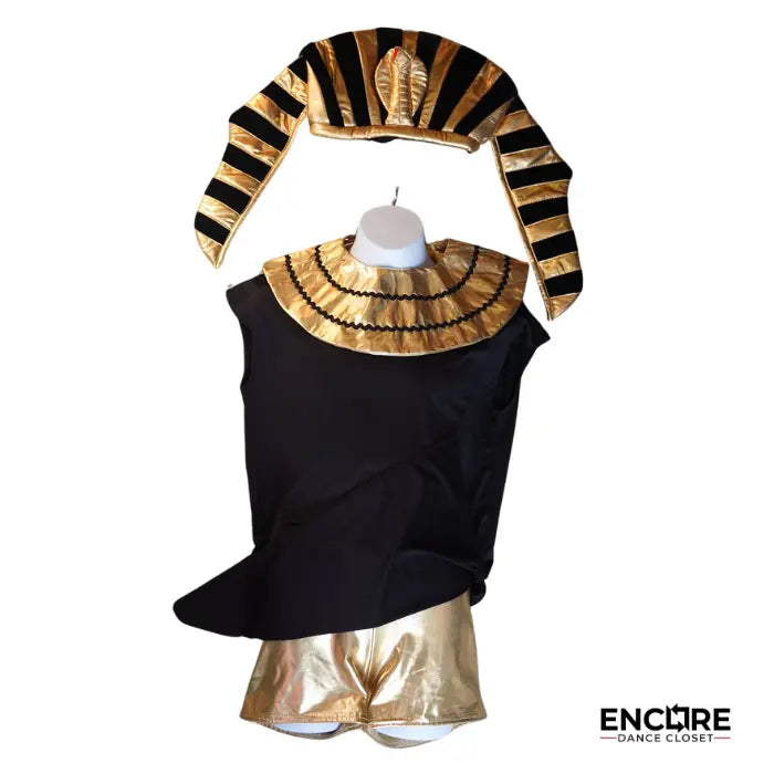 Egyptian King-Inspired Sequined Tunic  two piece