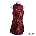 Crimson Sparkle  dress