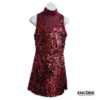 Crimson Sparkle  dress