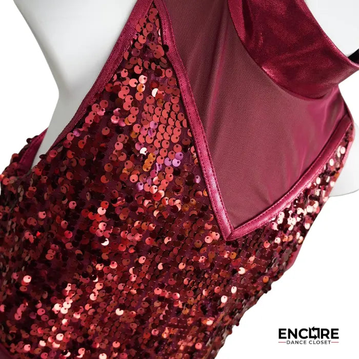 Crimson Sparkle  dress