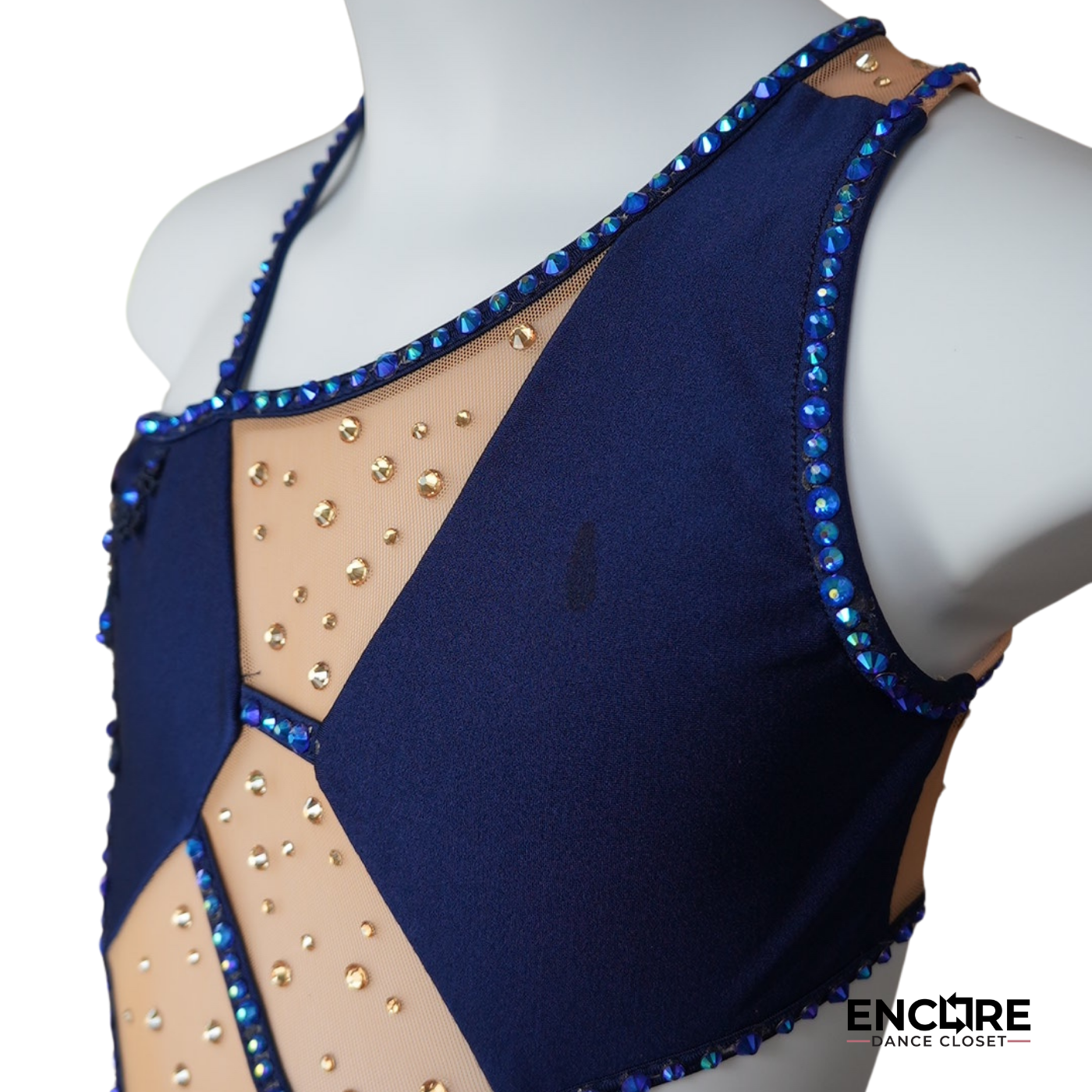 Navy Blue Glamourous Leotard