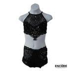 Noir Lace Performance Set  two piece
