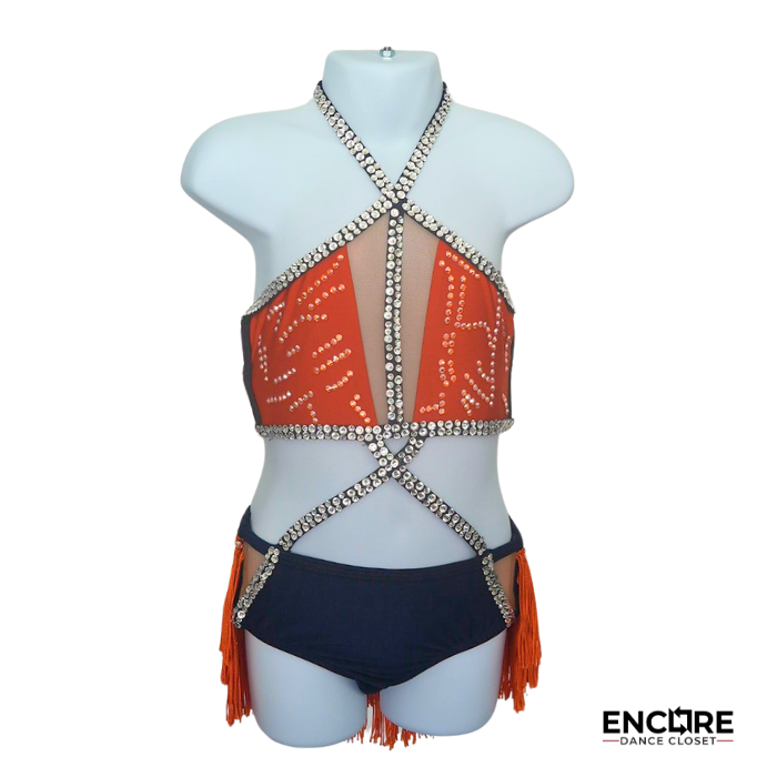 Orange Jazz Costume - Encore Dance Closet