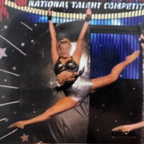 Black & Silver Fringe Sequin Costume  two piece