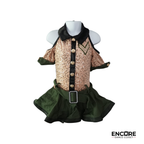 Vintage-Inspired Military Jazz Costume  leotard
