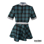 Plaid Charm  two piece