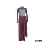 Rose Drape  unitard
