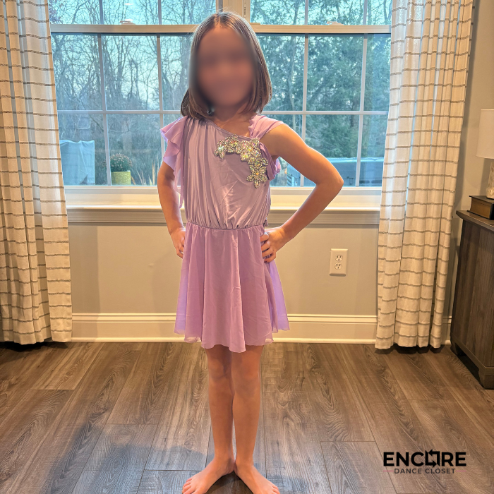 Lavender Dream Chiffon Dress  dress