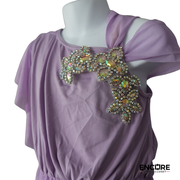 Lavender Dream Chiffon Dress  dress