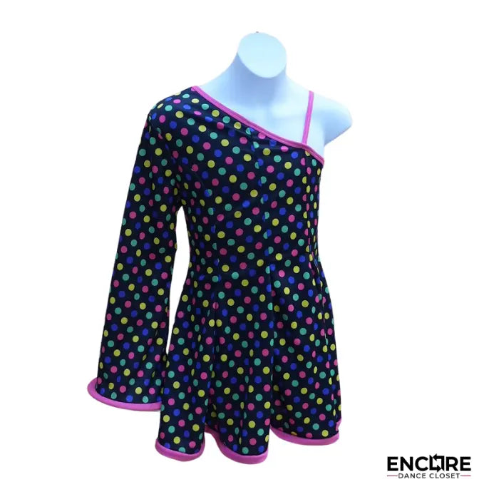 Bell Sleeve Polka Dress  dress