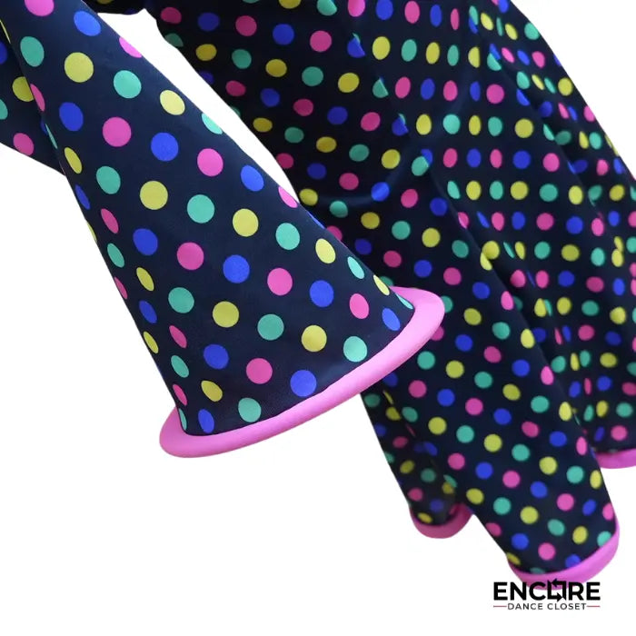 Bell Sleeve Polka Dress  dress