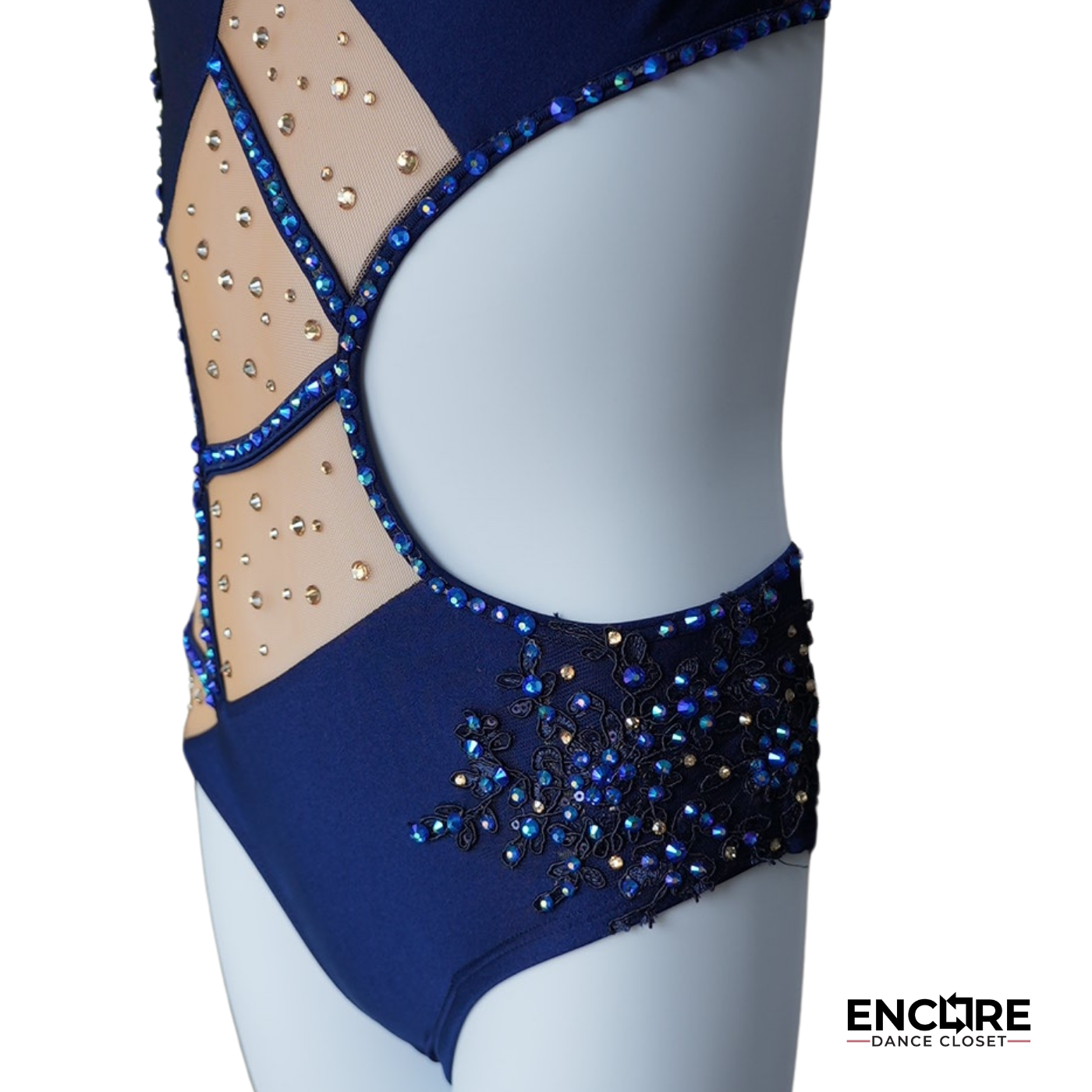 Navy Blue Glamourous Leotard