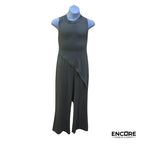Olive Asymmetrical Set  two piece