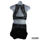 Noir Lace Performance Set  two piece