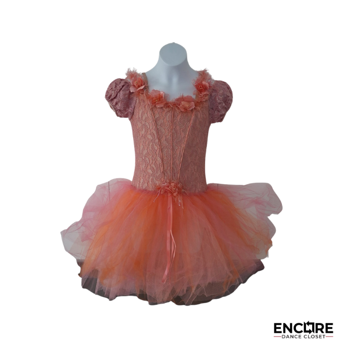 Peach Blossom Tutu Costume  dress