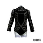 Elegant Black Mesh Leotard 2  leotard