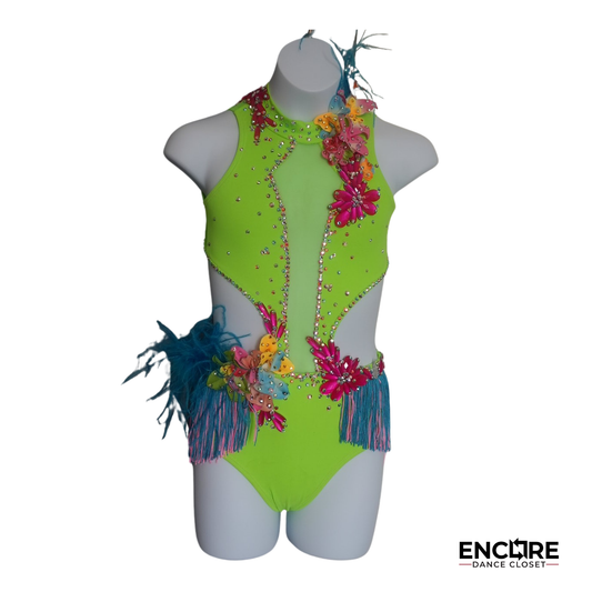 Tropical Glam Fringe Costume