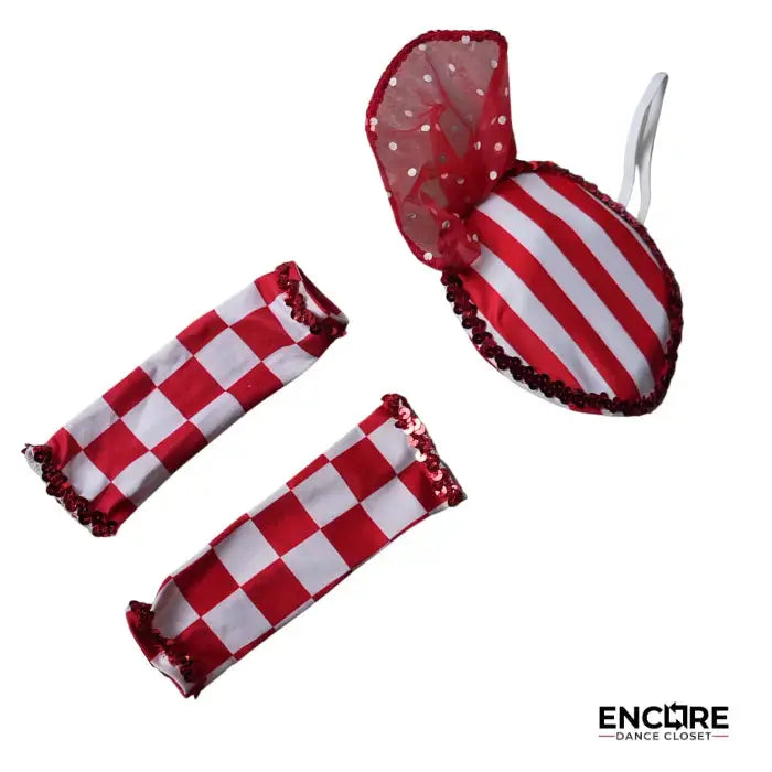 Checkered Chic Red & White Leotard  leotard