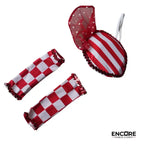 Checkered Chic Red & White Leotard  leotard