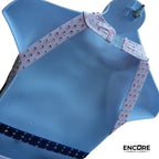 Blush & Navy Elegance  leotard