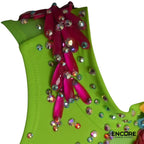 Tropical Glam Fringe Costume  leotard