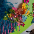 Tropical Glam Fringe Costume  leotard