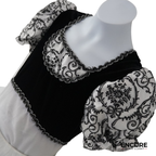 Classic Black & White Ballet Dress  dress