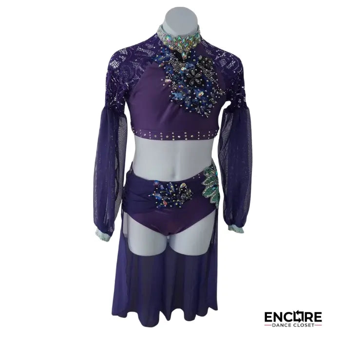 Midnight Bloom  two piece