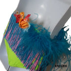 Tropical Glam Fringe Costume  leotard