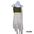 Ivory Mesh Skirt  skirt