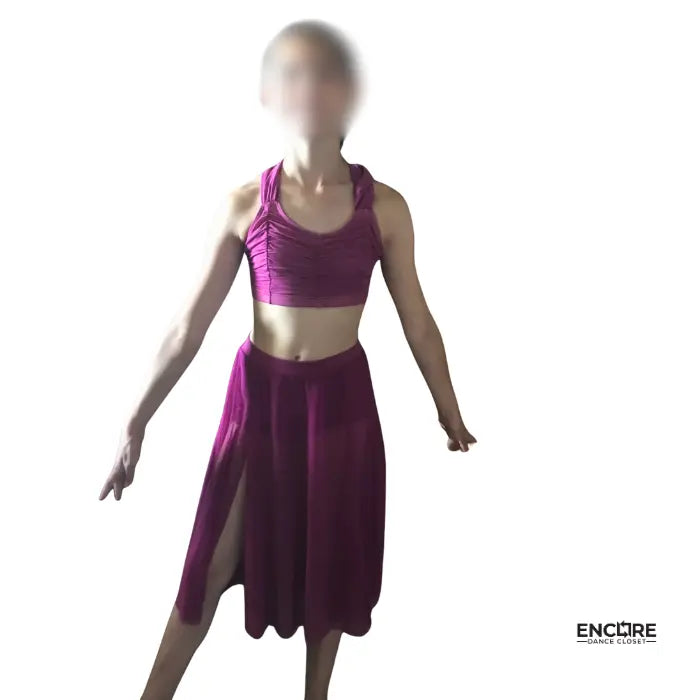Berry Mesh Lyrical Set  two piece
