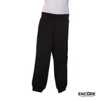 Black Sweatpants with Silver Bolt Accents  pants