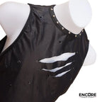 Studded Square-Cut Sleeveless Top  top