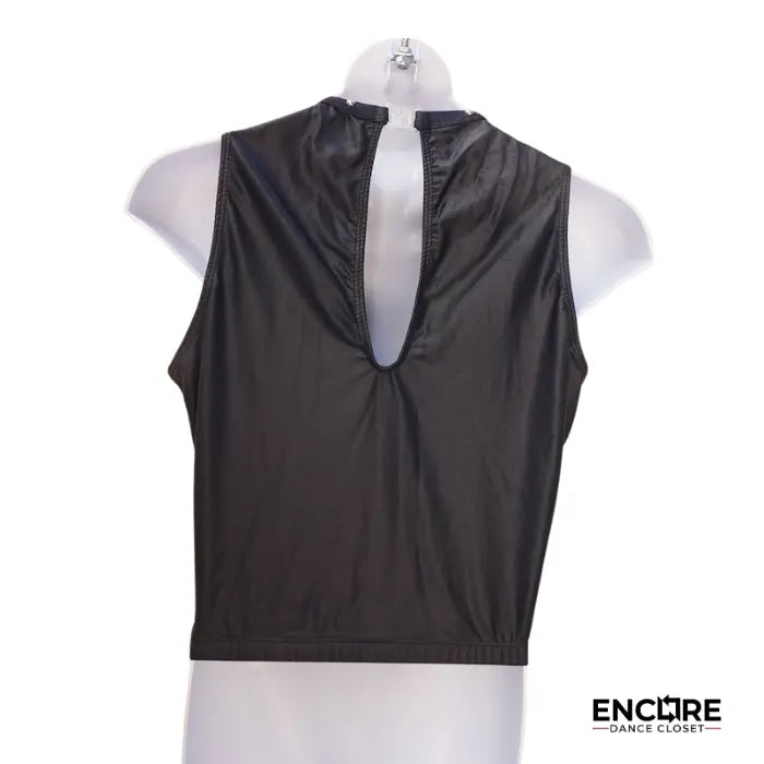 Studded Square-Cut Sleeveless Top  top