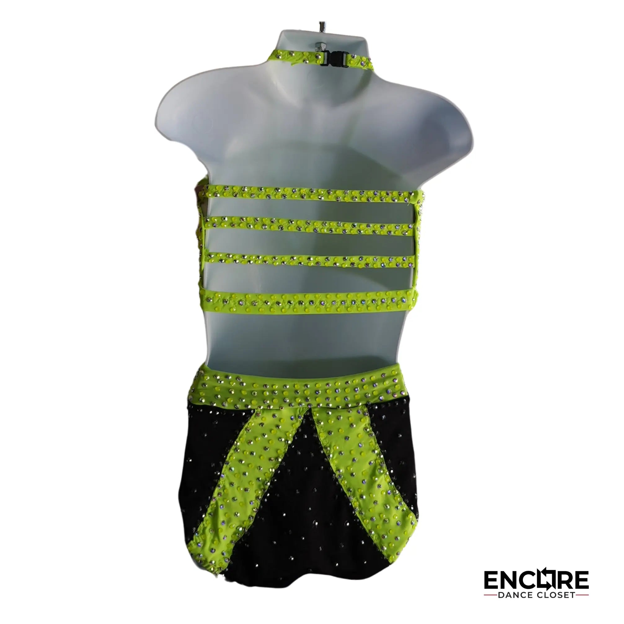Neon Yellow Jazz Sparkle  two piece