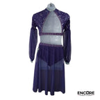 Midnight Bloom  two piece
