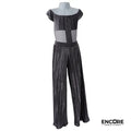 Velvet Silver Jumpsuit  unitard
