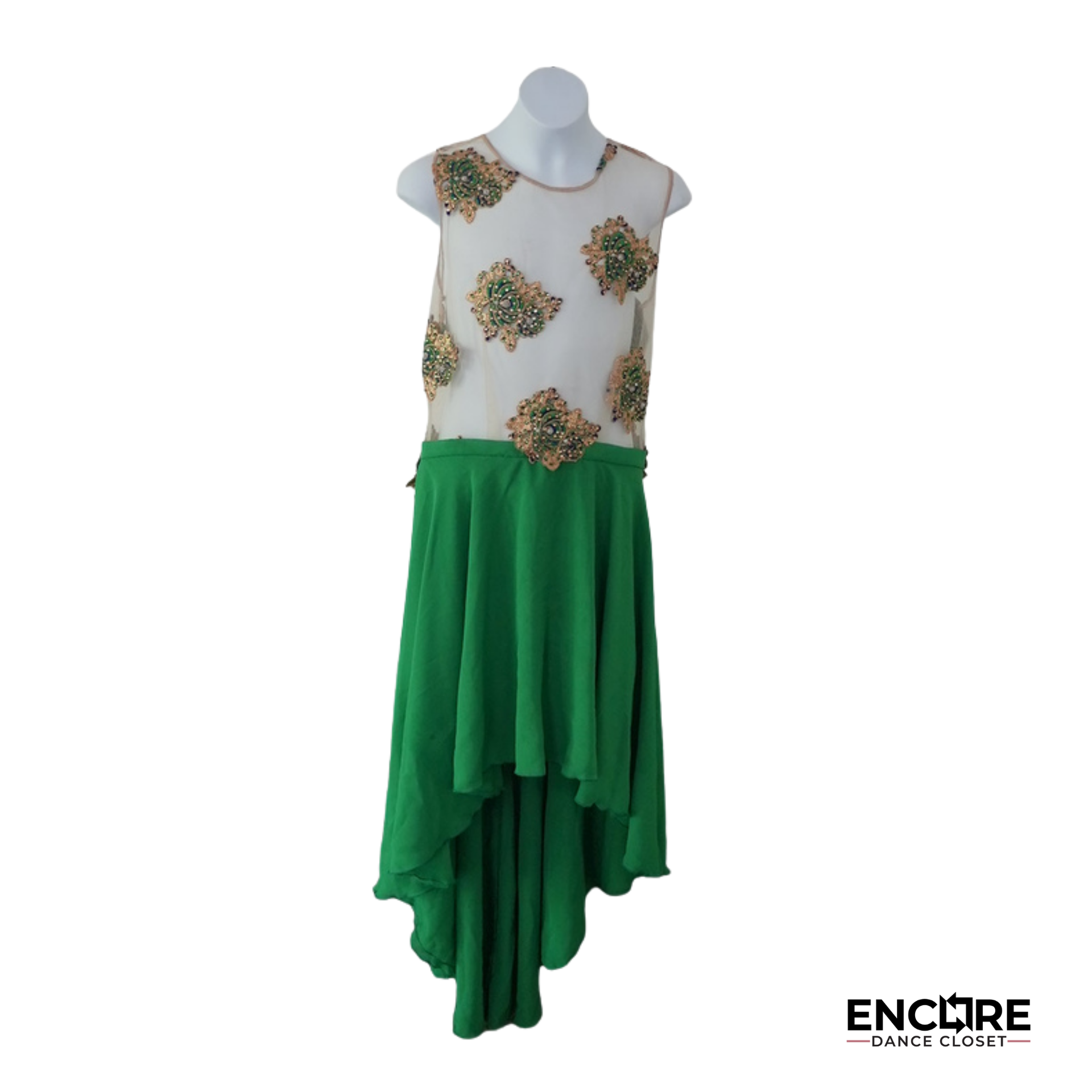 Emerald Green Lyrical Dress Costume