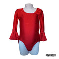 Simple Red Elegance  leotard
