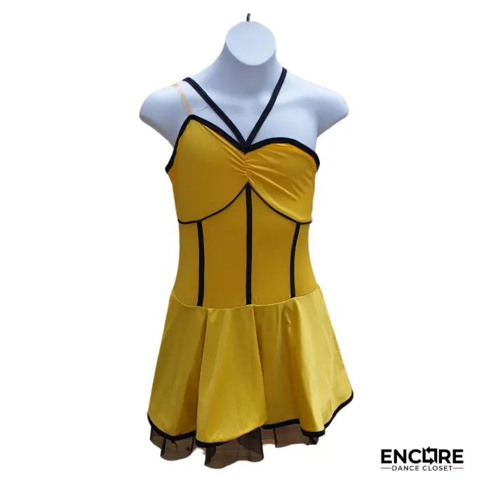 Yellow Twirl  dress