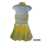 Sunshine Yellow Chiffon Lyrical Costume  leotard