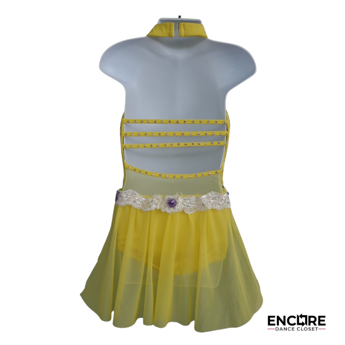 Sunshine Yellow Chiffon Lyrical Costume