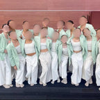 Mint Blazer Pedestrian Look  two piece