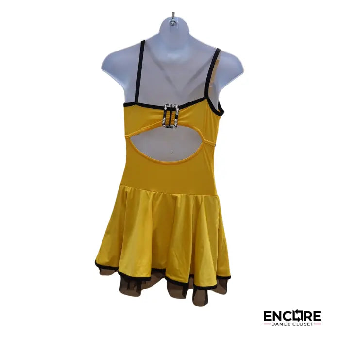 Yellow Twirl  dress